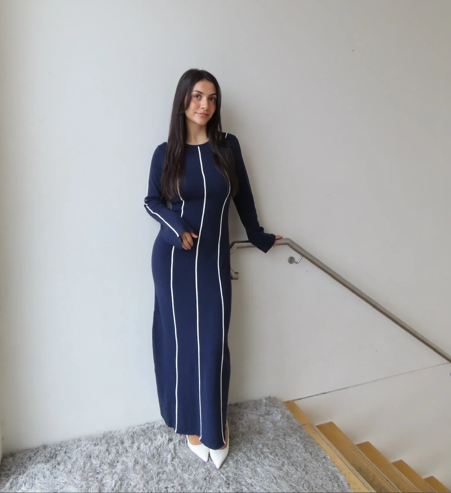Perla Ribbed Dress