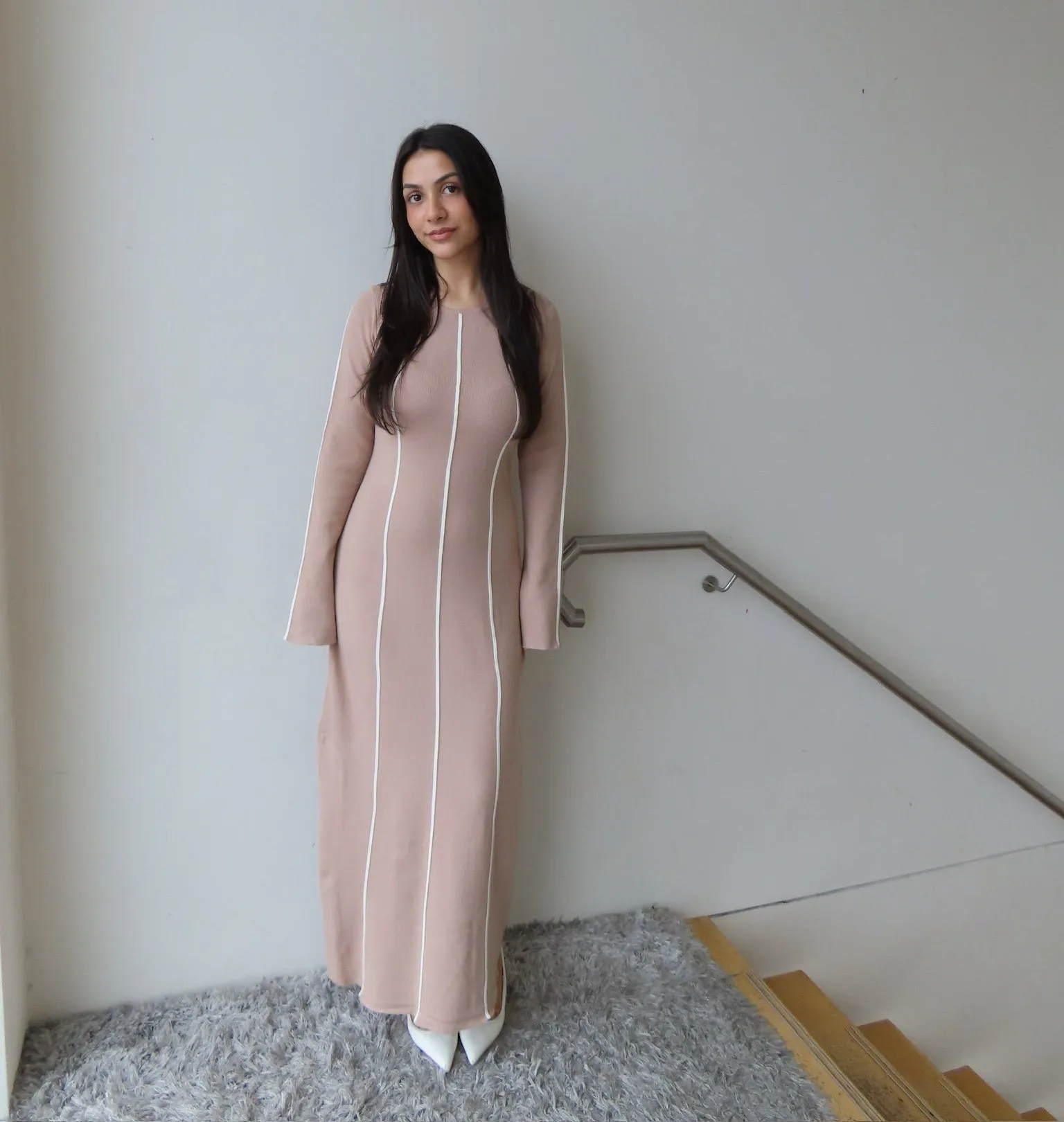 Perla Ribbed Dress