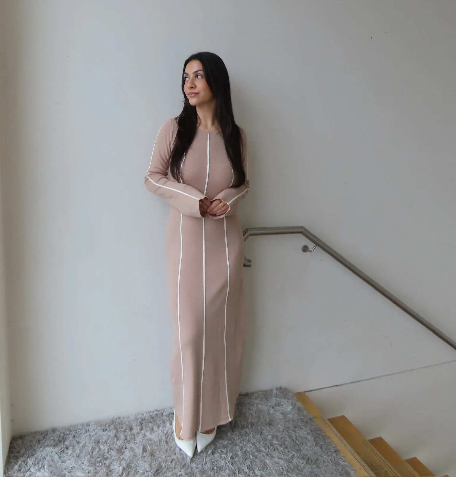 Perla Ribbed Dress