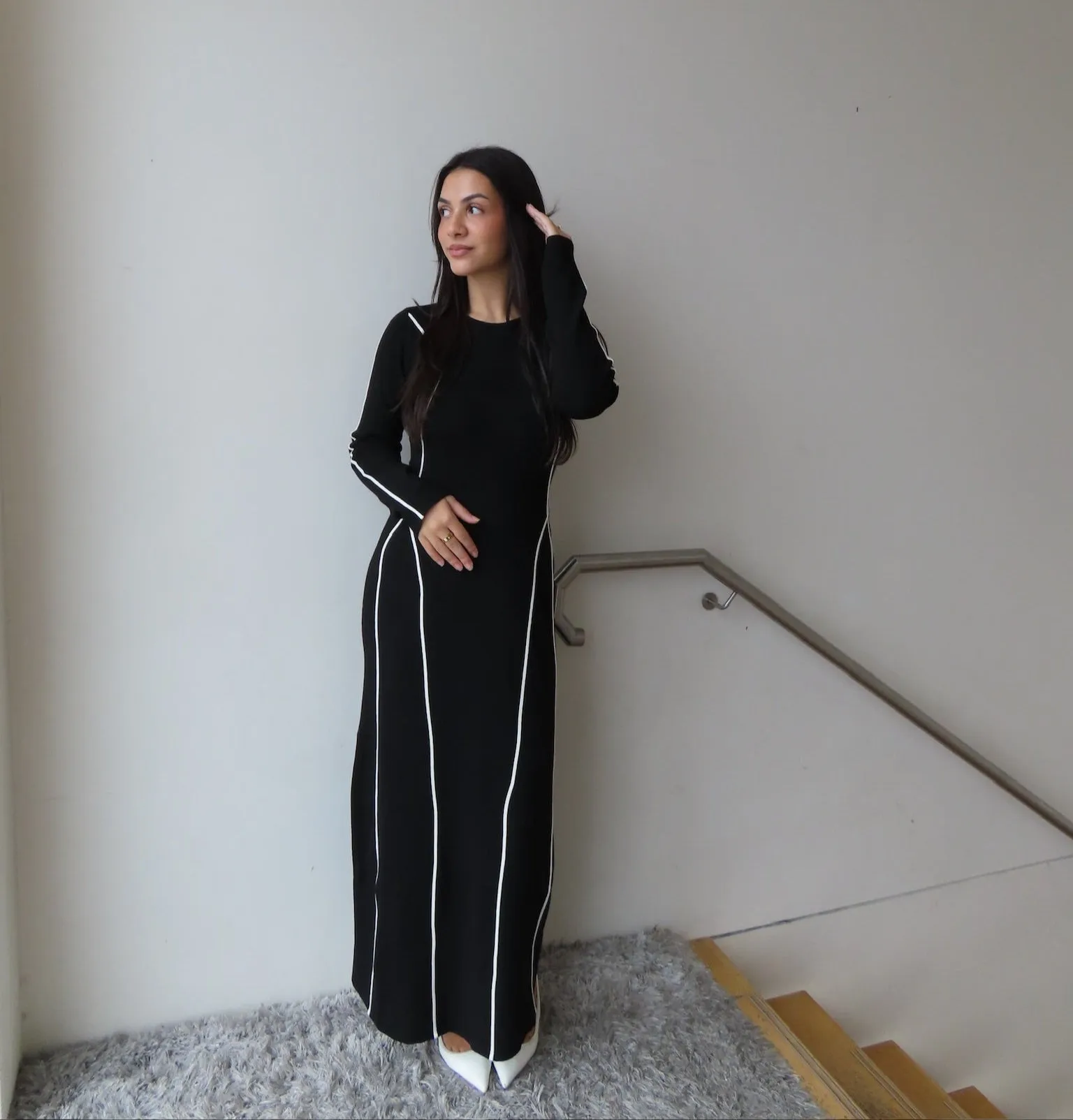 Perla Ribbed Dress