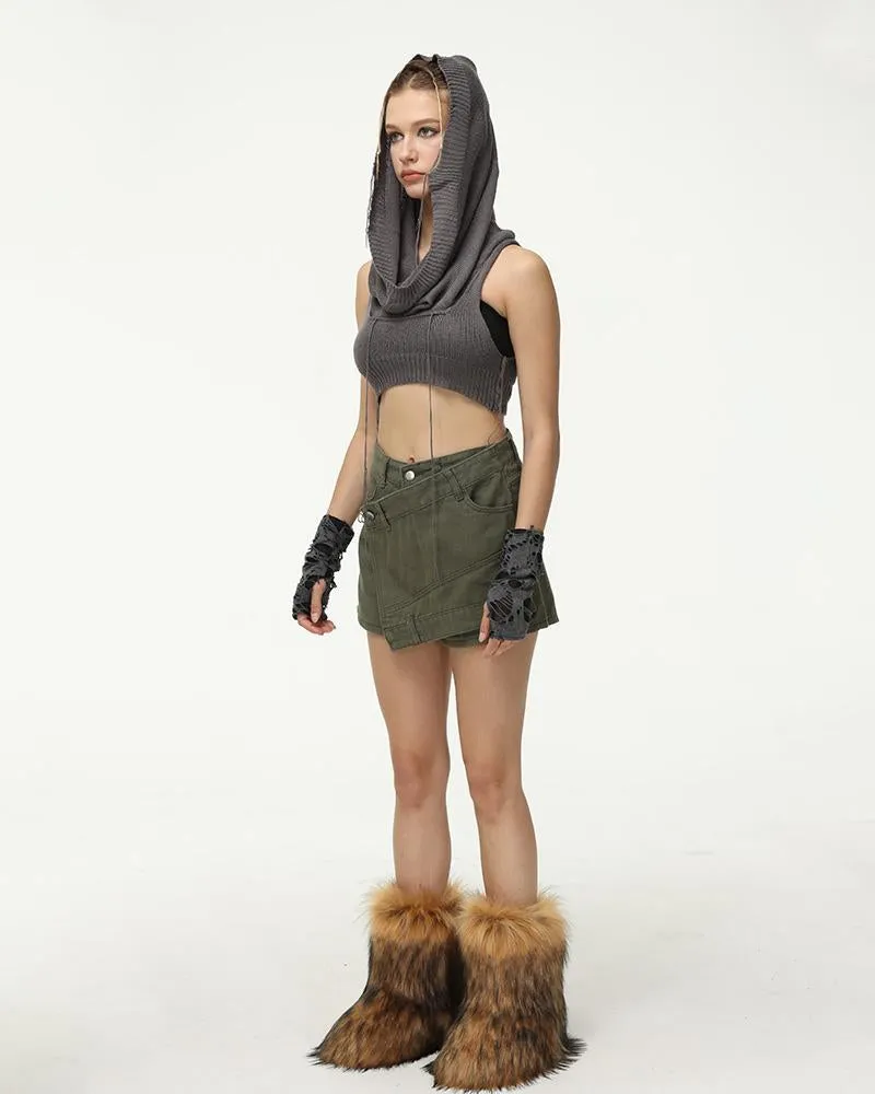 Phlogiston Wrap Cargo Skirt