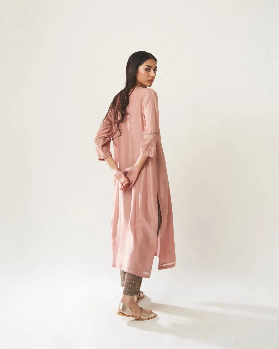 Place The Dot Arsh old rose kurta set
