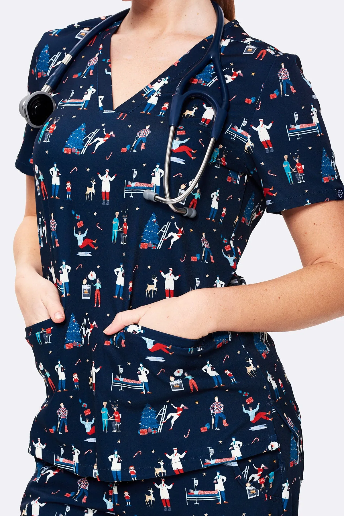 Planet Friendly Women’s V-Neck Tuck Top