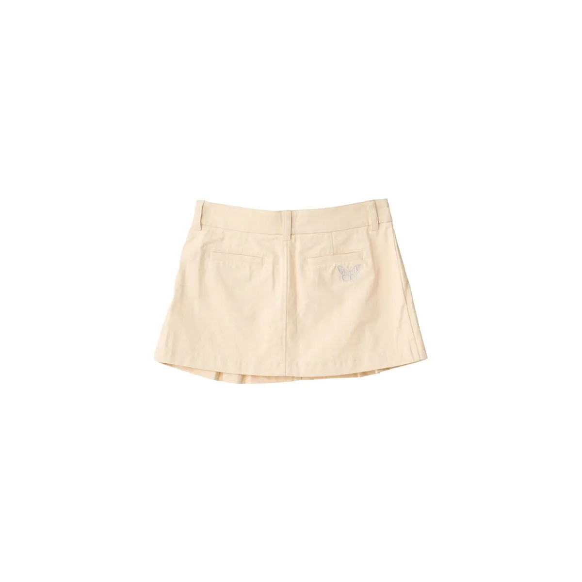 Pleated Mini Skirt - Dove