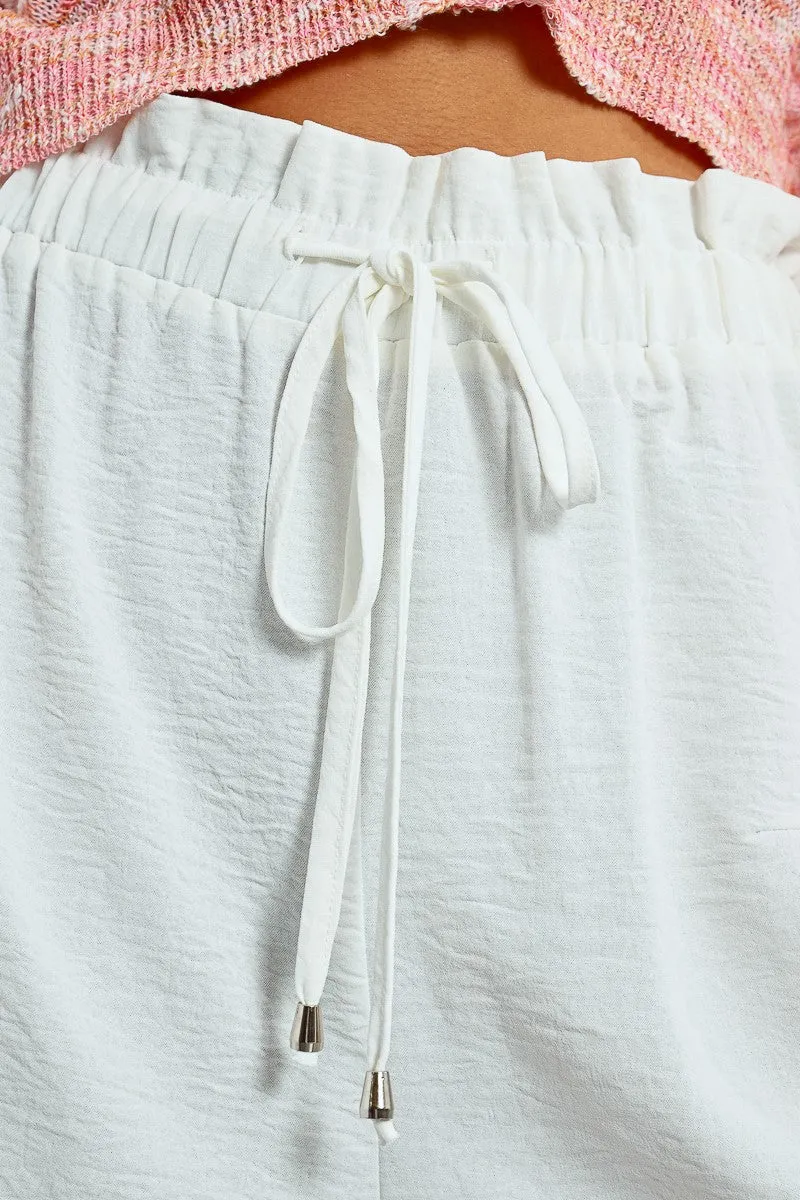 PLEATED SHORTS