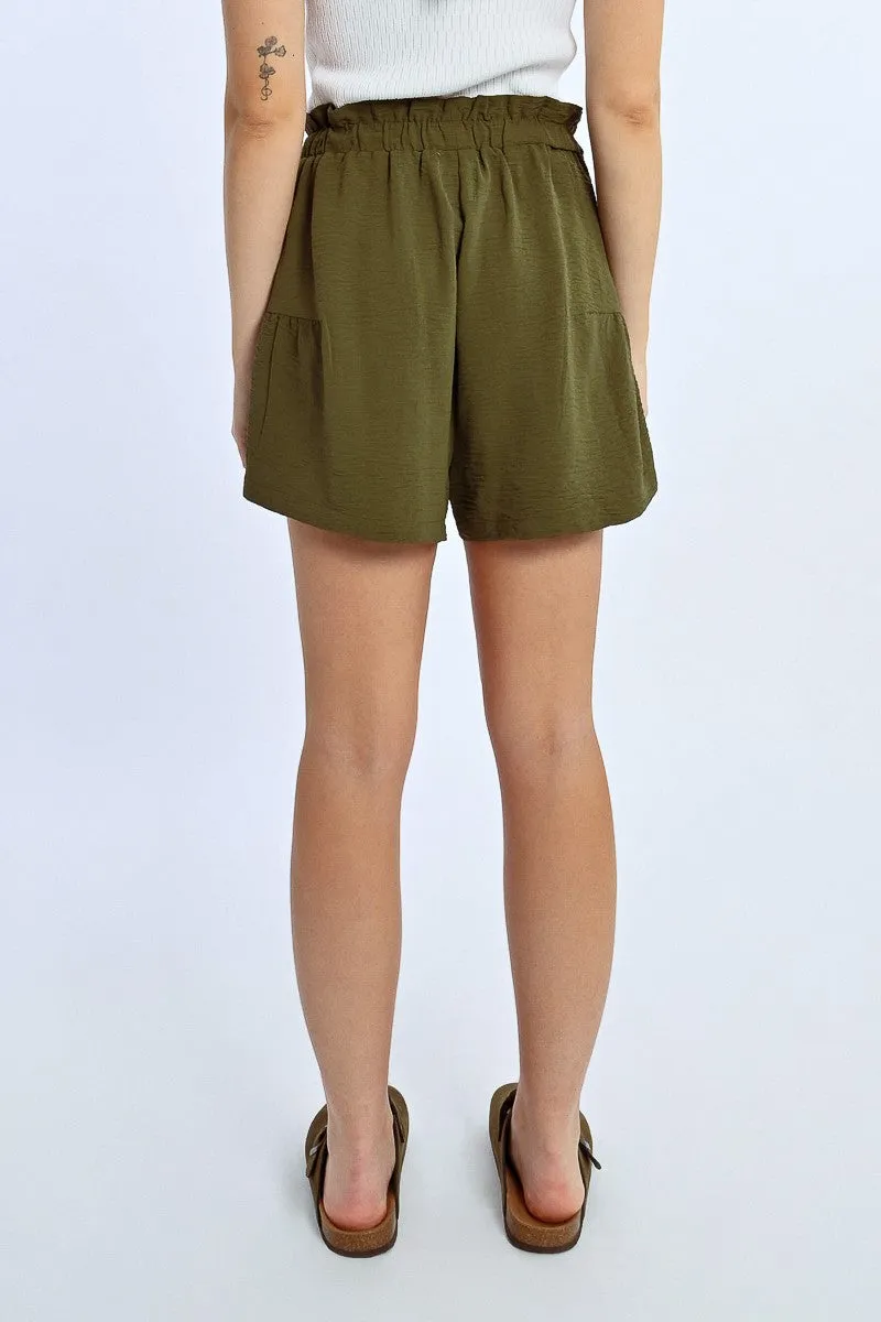 PLEATED SHORTS