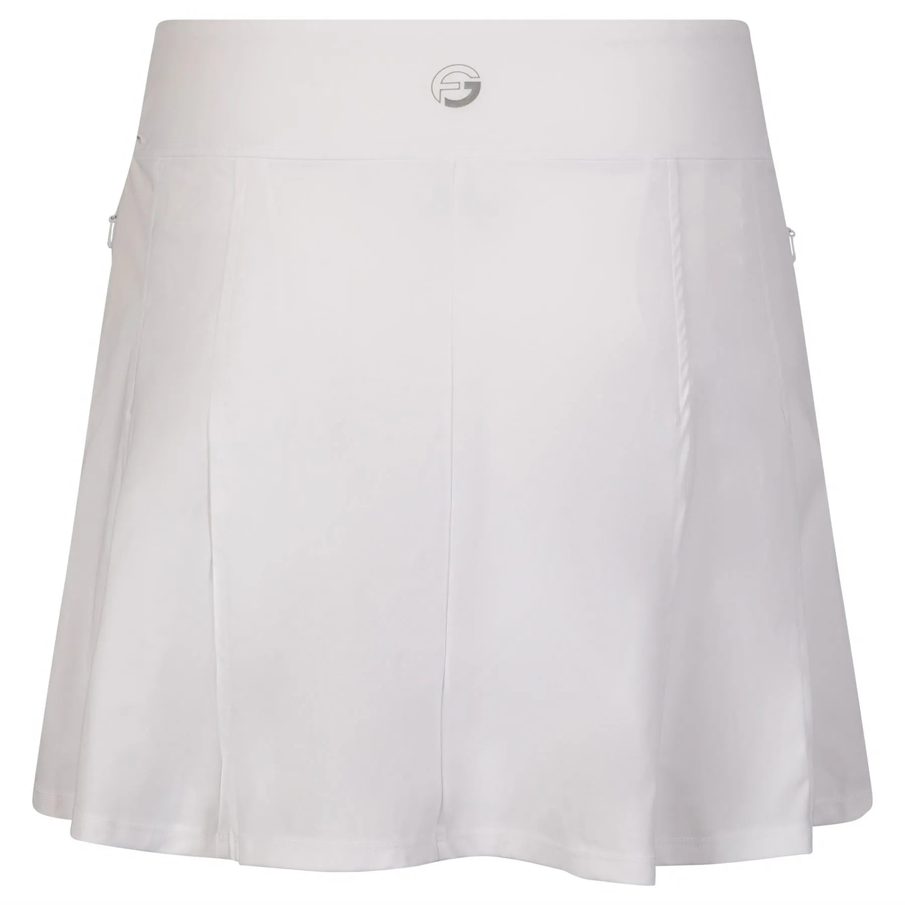 Pleated Skirt White
