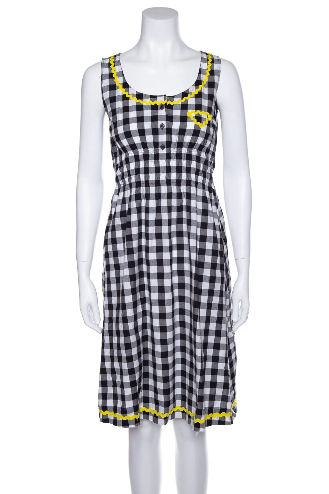 Prada 2022 Black and White Plaid Dress SZ N/A