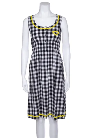 Prada 2022 Black and White Plaid Dress SZ N/A