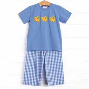 Pride Land Pals Applique Pant Set, Blue
