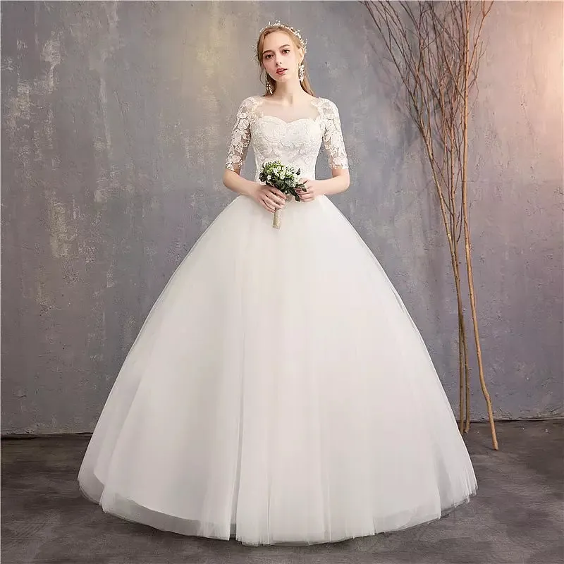 Princess Illusion Wedding Dresses