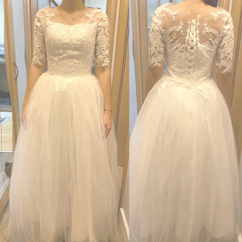 Princess Illusion Wedding Dresses