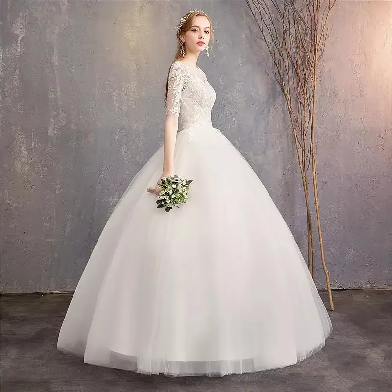 Princess Illusion Wedding Dresses