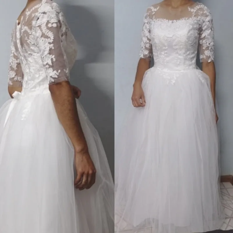 Princess Illusion Wedding Dresses