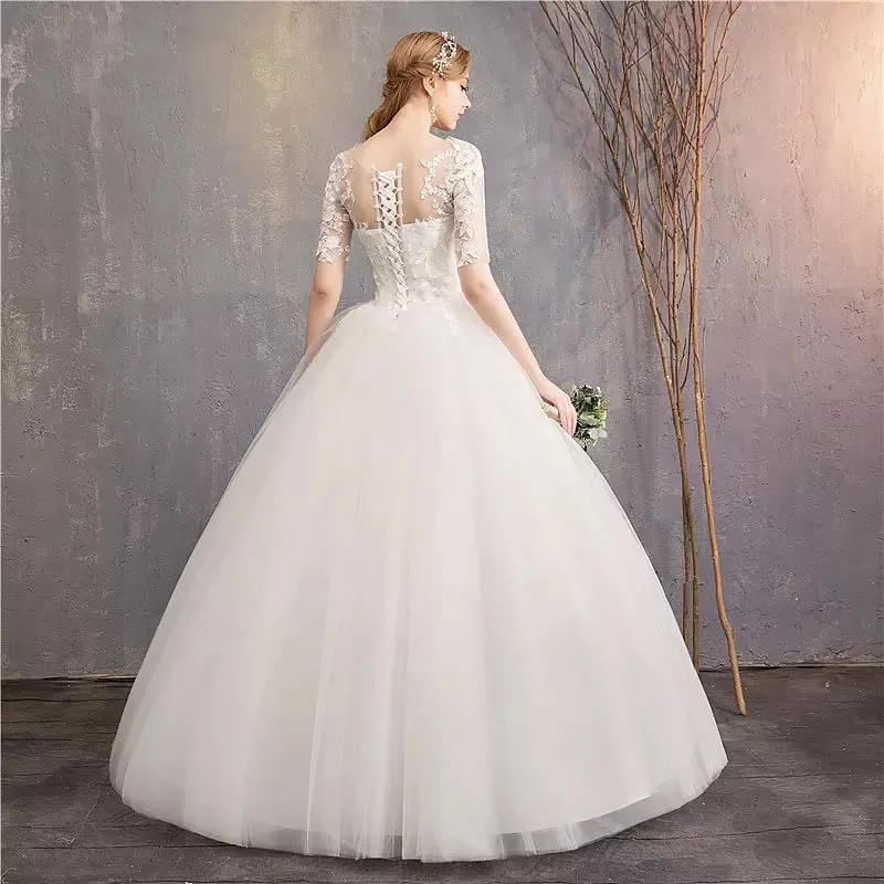 Princess Illusion Wedding Dresses