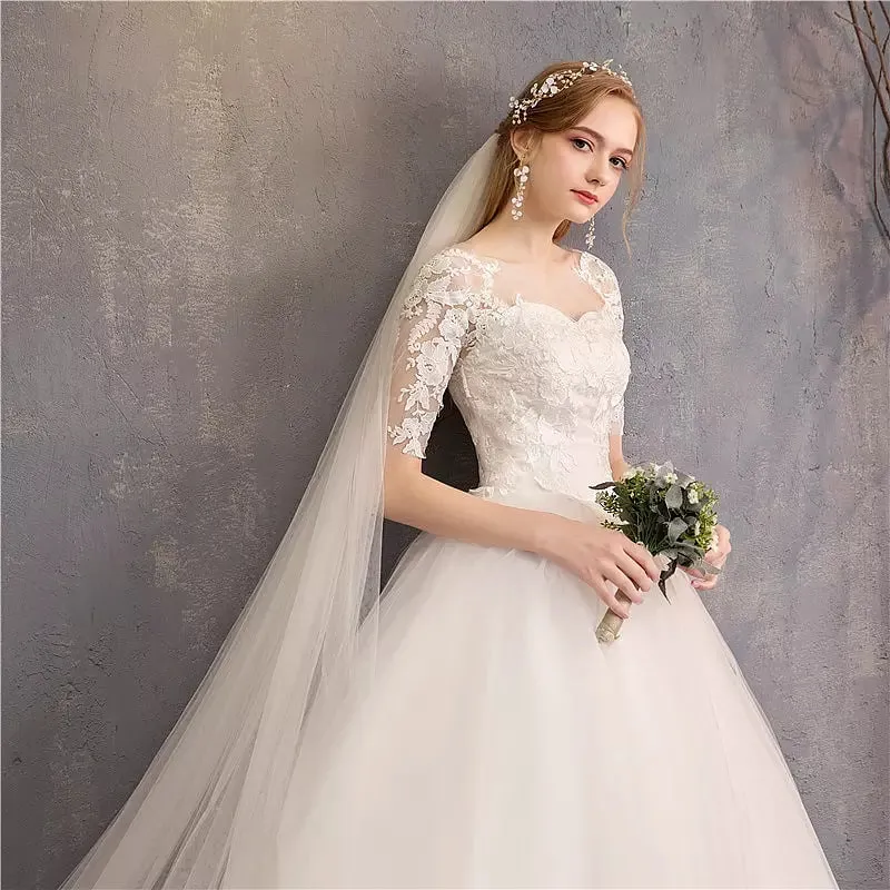 Princess Illusion Wedding Dresses
