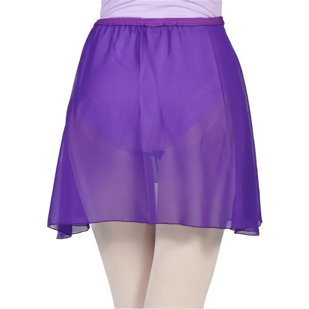 Pull-On Wrap Skirt Chiffon Child