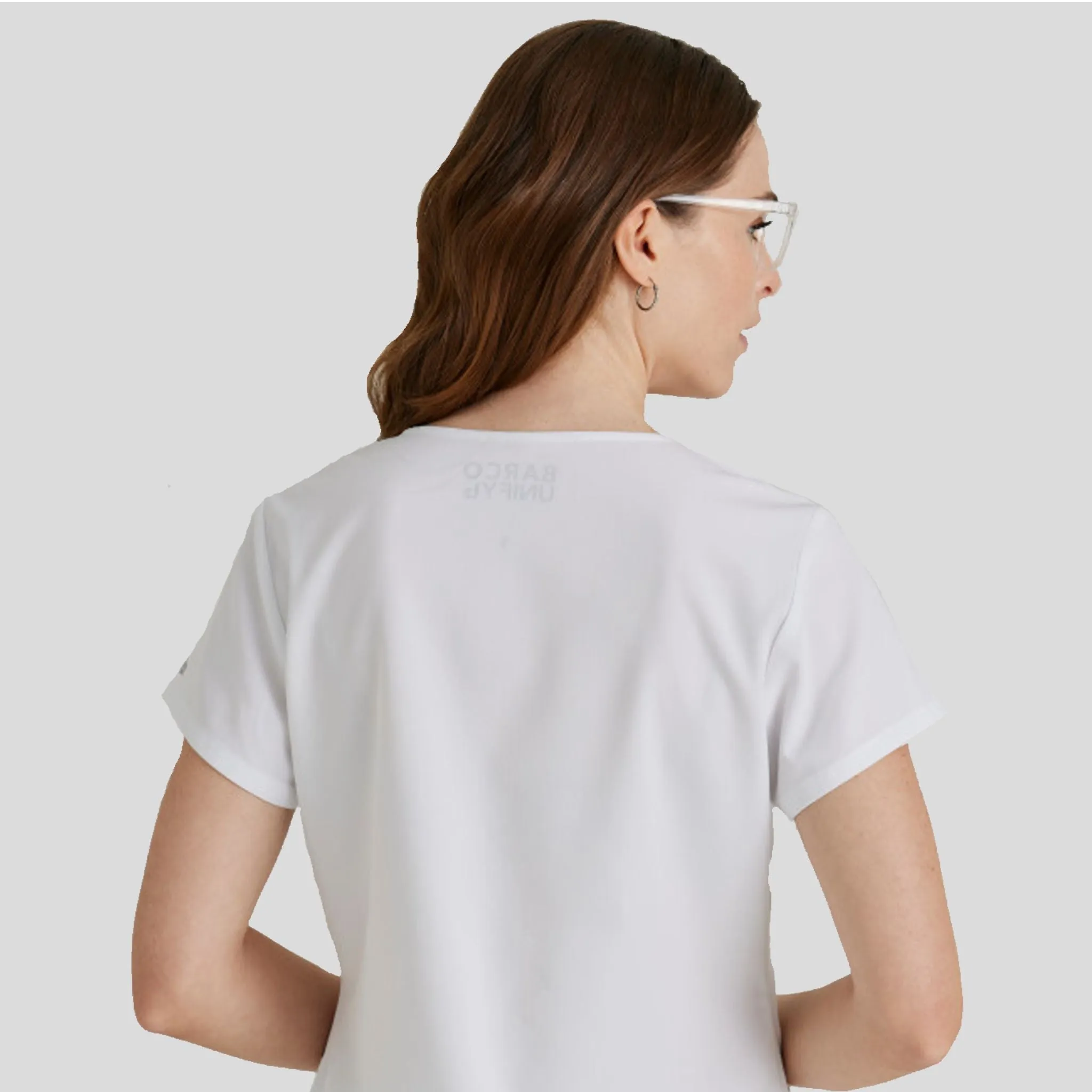 Purpose Scrub Top | White