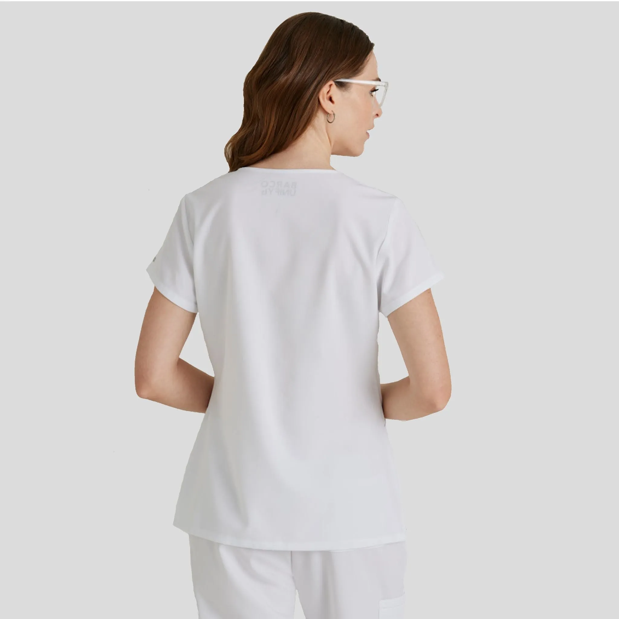 Purpose Scrub Top | White