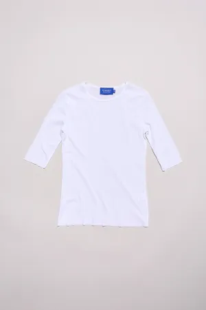 PV Connection Half Sleeve Top // White