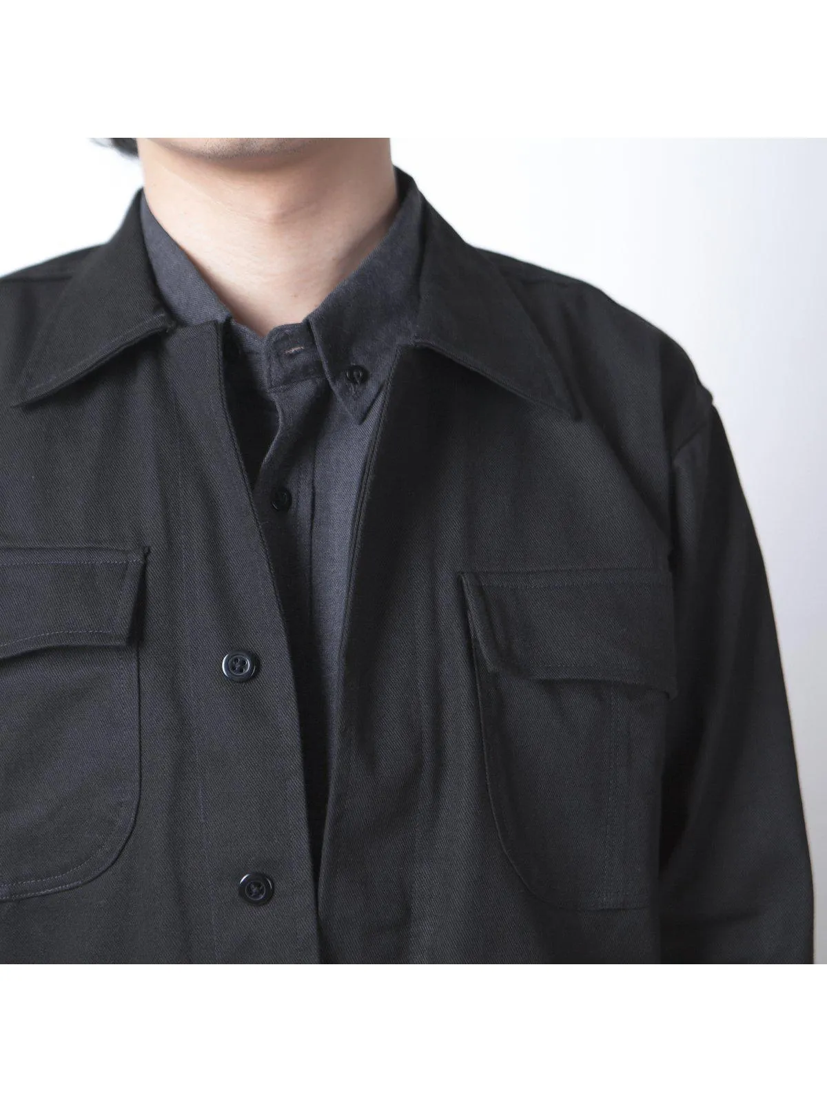 Qutn Field Jacket II Black Canvas