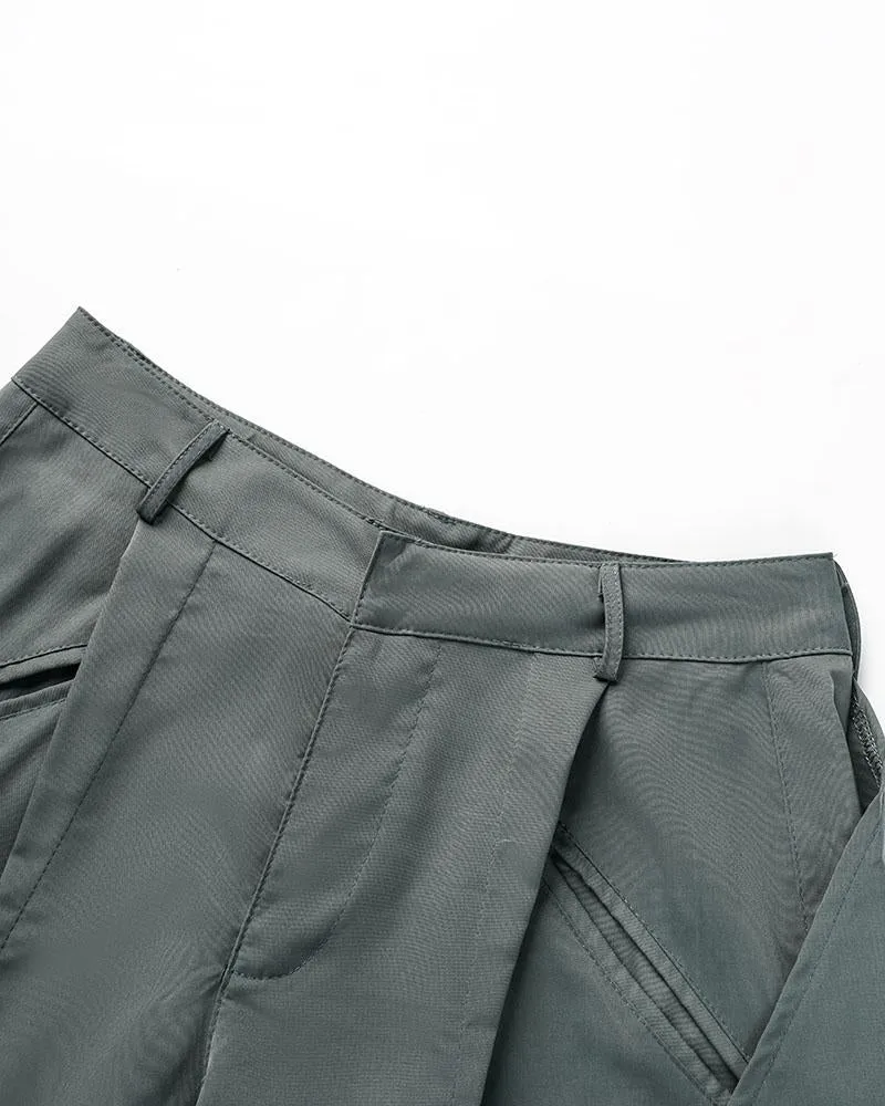 Renewed High Waisted Cargo Pants