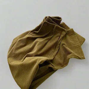 Retro Khaki High Waisted Corduroy Pants | Dreamofthe90s