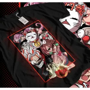 Retro Oversized Dandadan Graphic Tee | Anime Apparel