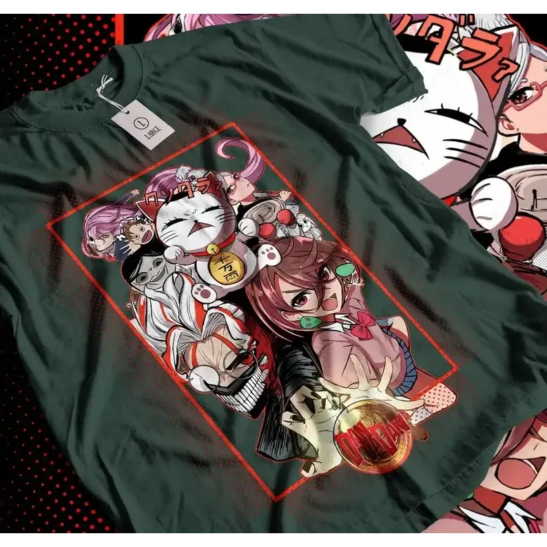 Retro Oversized Dandadan Graphic Tee | Anime Apparel