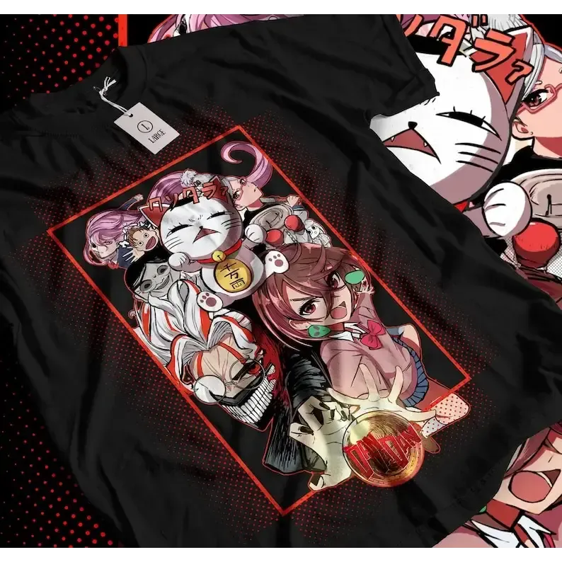Retro Oversized Dandadan Graphic Tee | Anime Apparel
