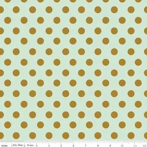 Riley Blake - On Trend - Dot - Mint Sparkle