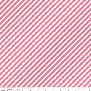 Riley Blake - On Trend - Stripe - Raspberry