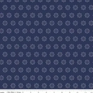 Riley Blake - Something Borrowed - Sun Flower - Navy