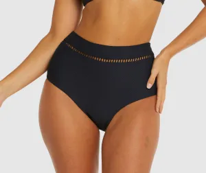 Rococco Lace High Waist - Nero (Black)