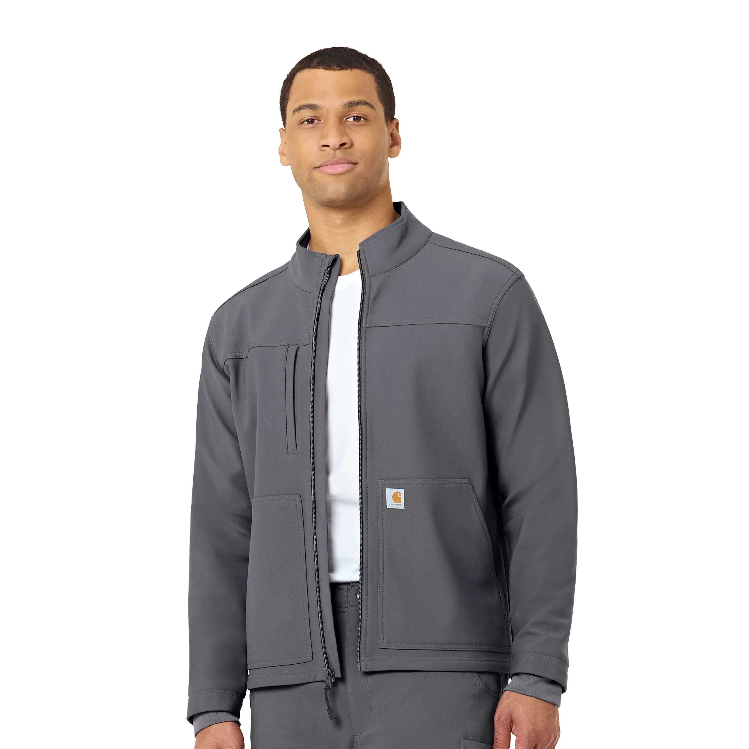 Rugged Flex C80023 Men's Bonded Fleece Jacket Pewter