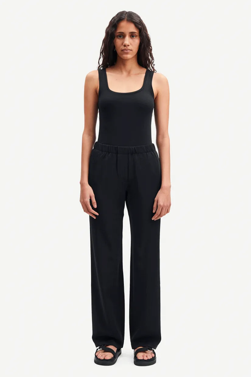 Samsoe Samsoe Hoys Straight Pant - Black