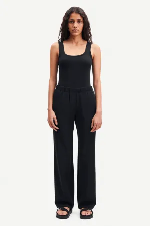 Samsoe Samsoe Hoys Straight Pant - Black