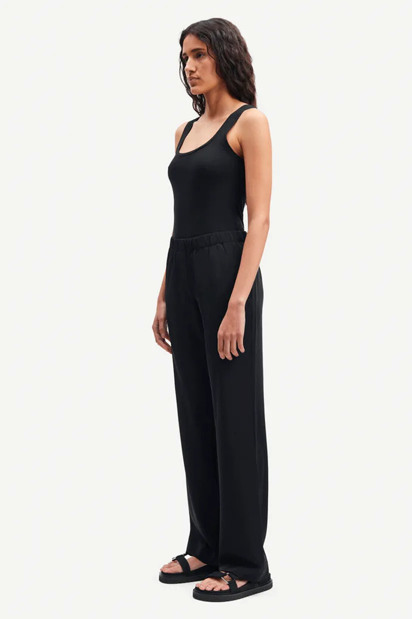 Samsoe Samsoe Hoys Straight Pant - Black