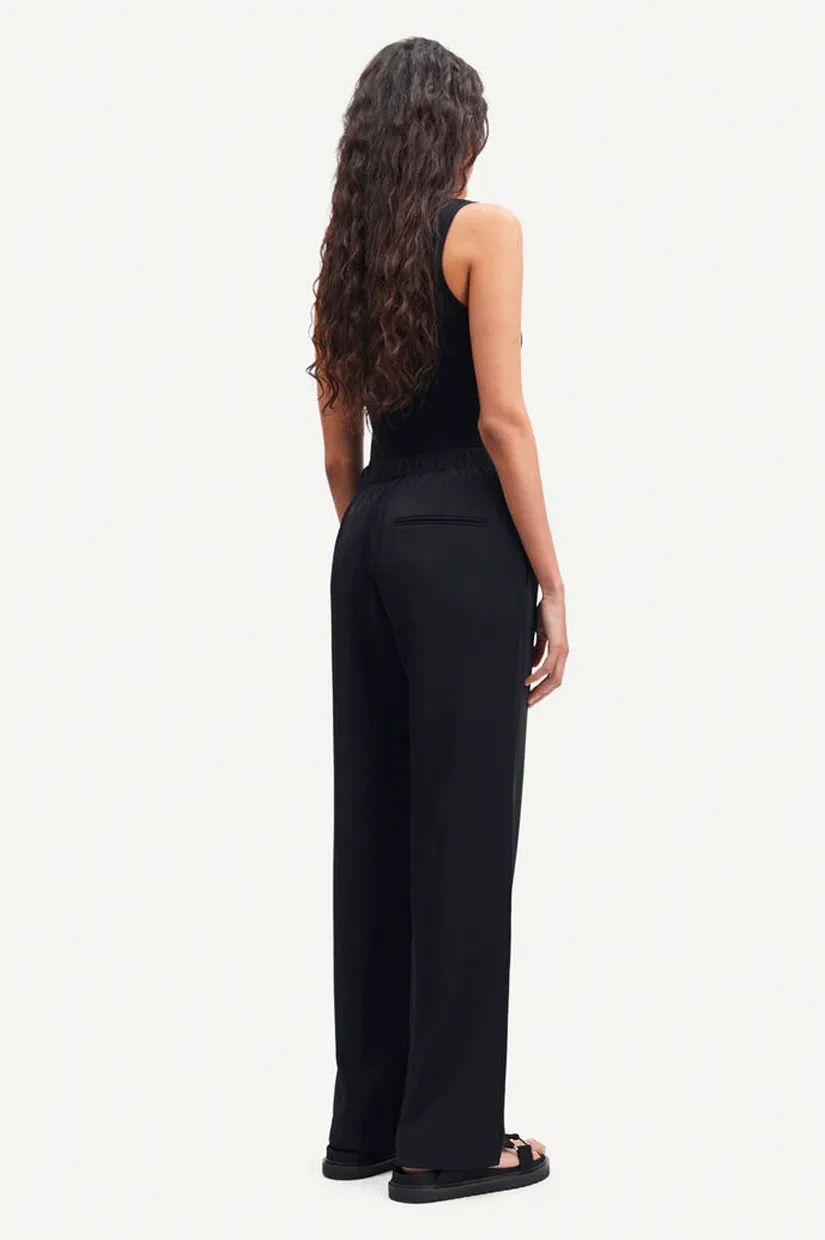 Samsoe Samsoe Hoys Straight Pant - Black