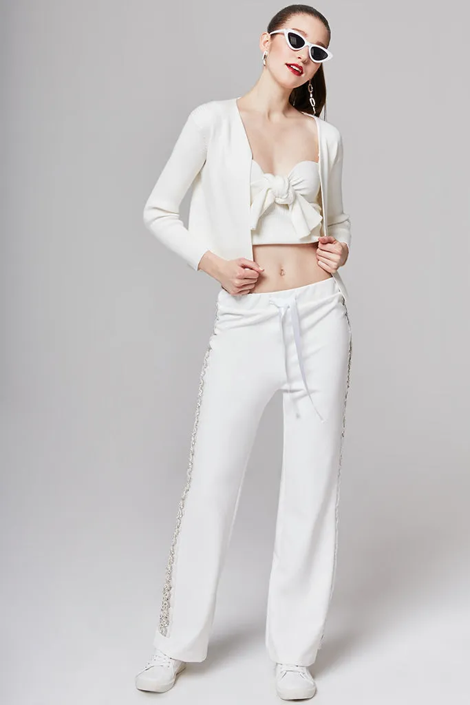 Sarah Embellished Track Pants