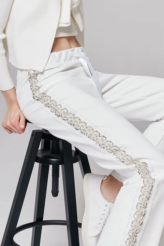 Sarah Embellished Track Pants