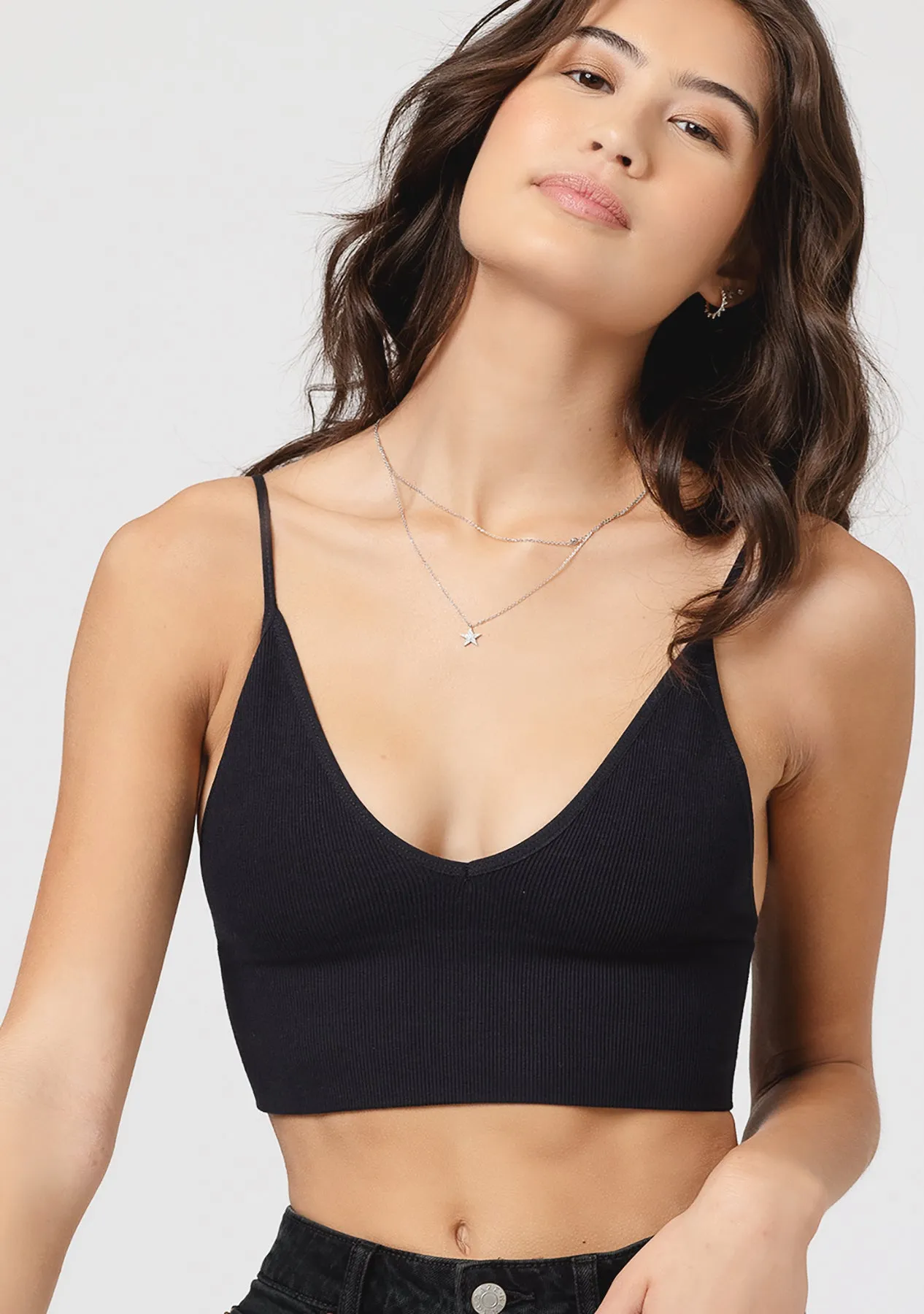 Seamless Ribbed Bralette