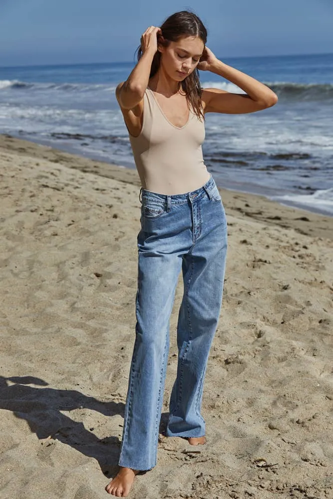 Seamless V-Neck Versatile Tank Top