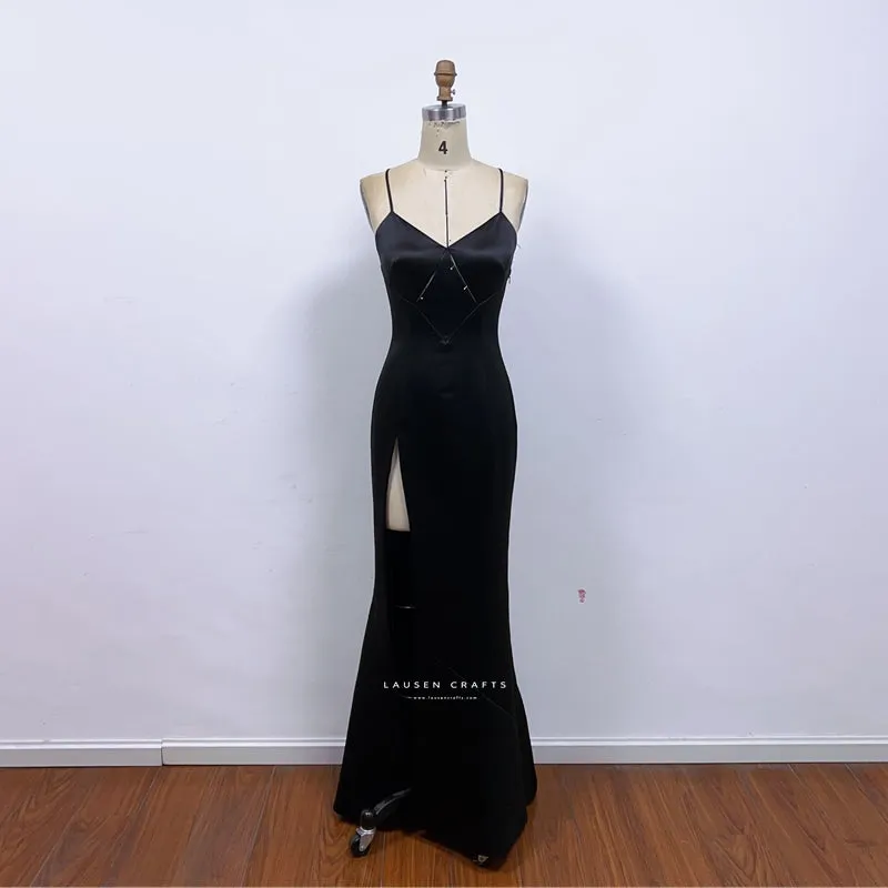 Selena Gomez Inspired Black Prom Party Dress Revival Tour