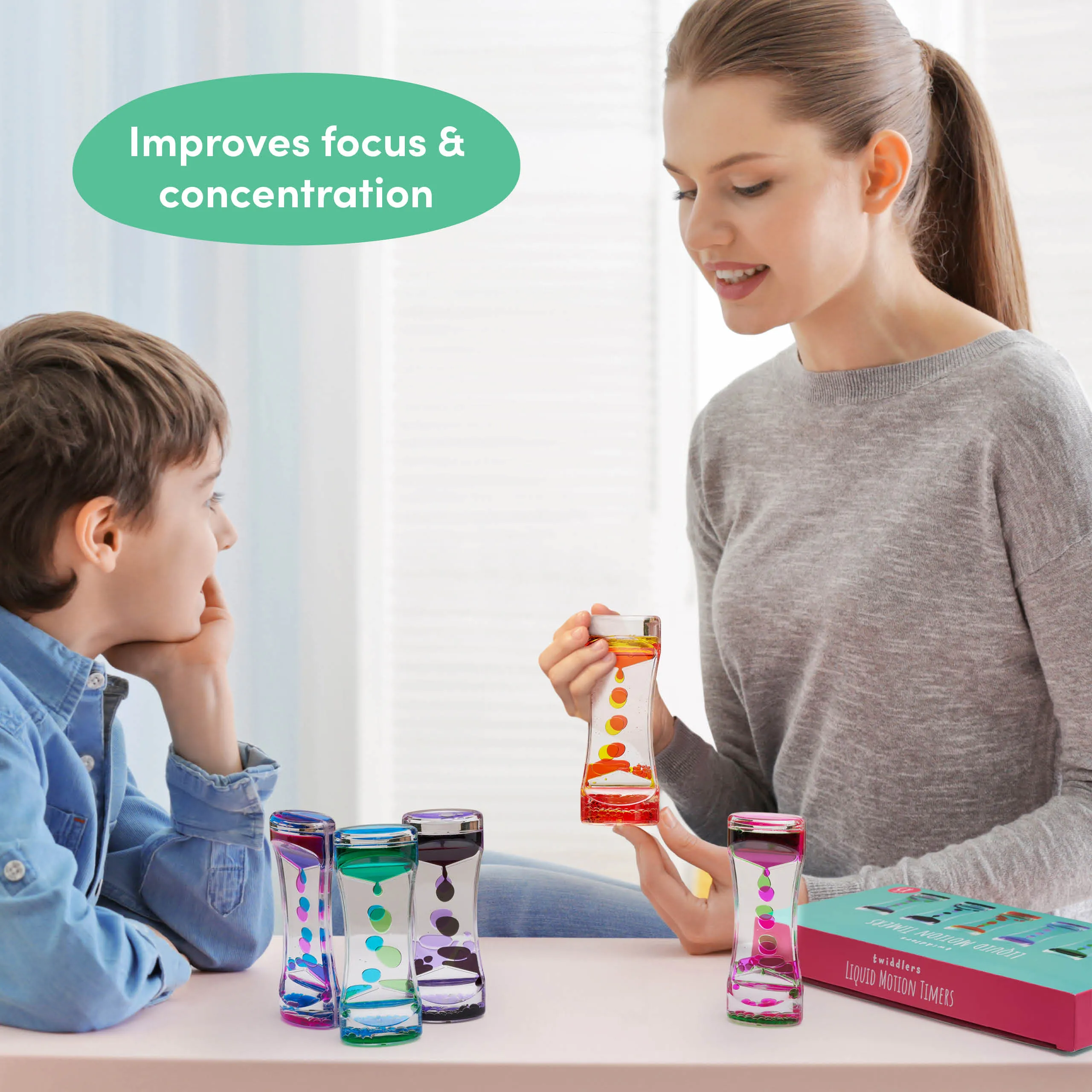 Sensory Liquid Motion Timers