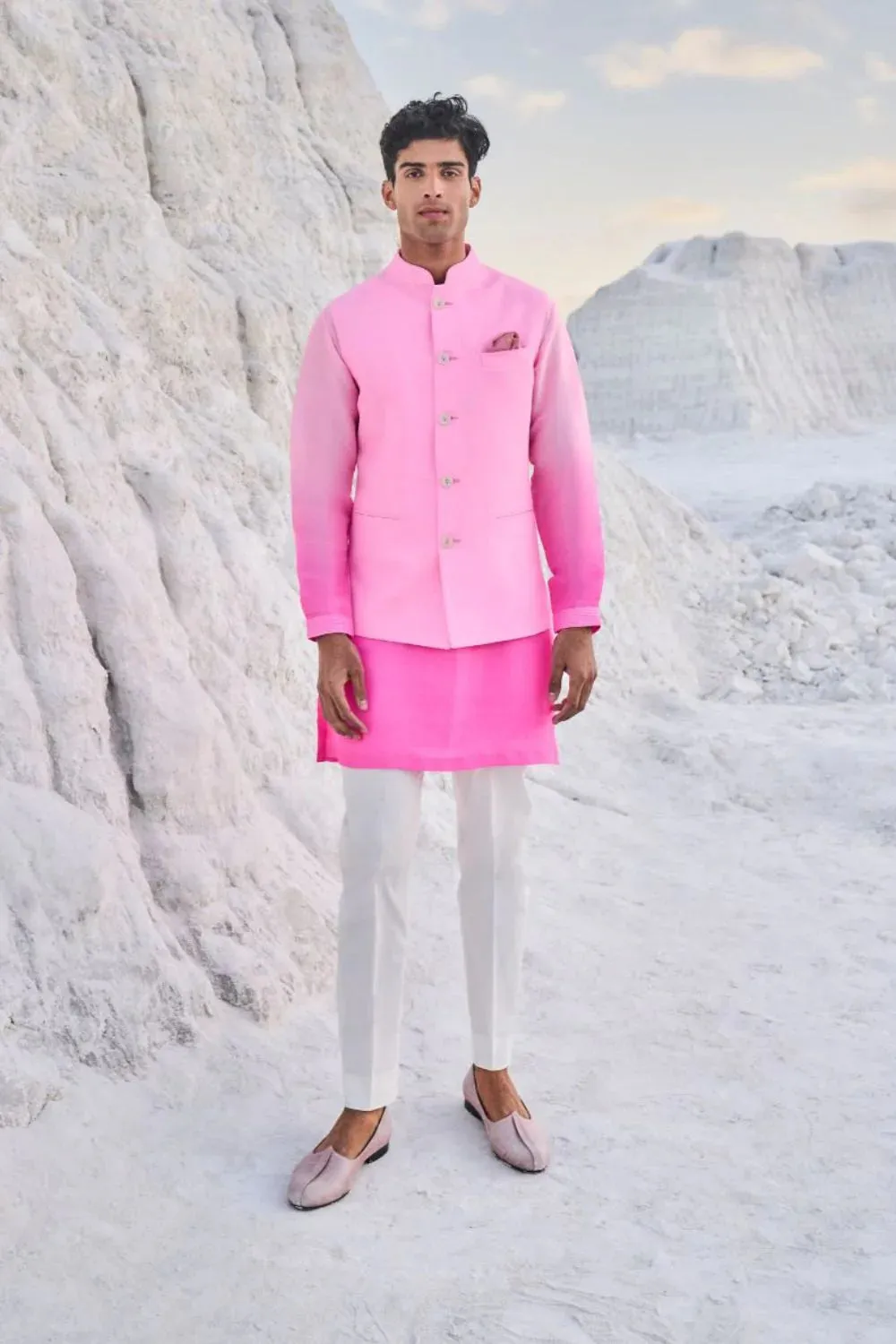SG Fuschia Pink Bundi Set