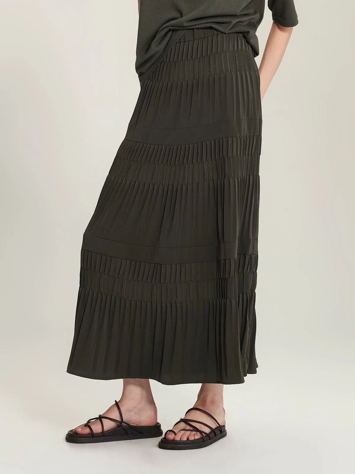 SILLS Alma Pleat Skirt