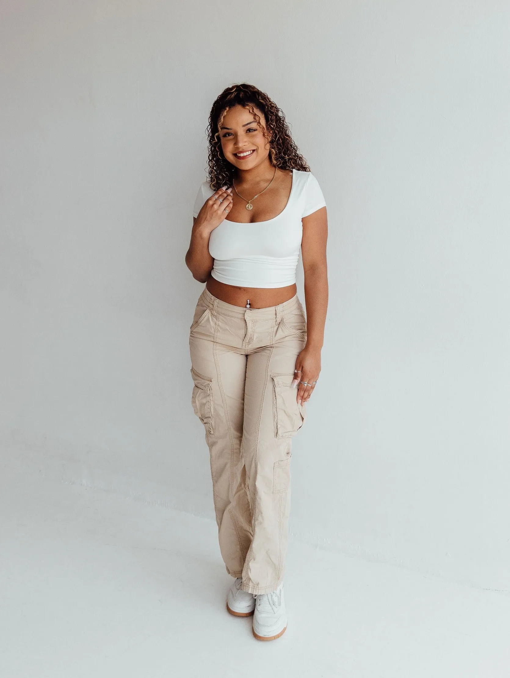 Simple and Sweet Soft Backless Top