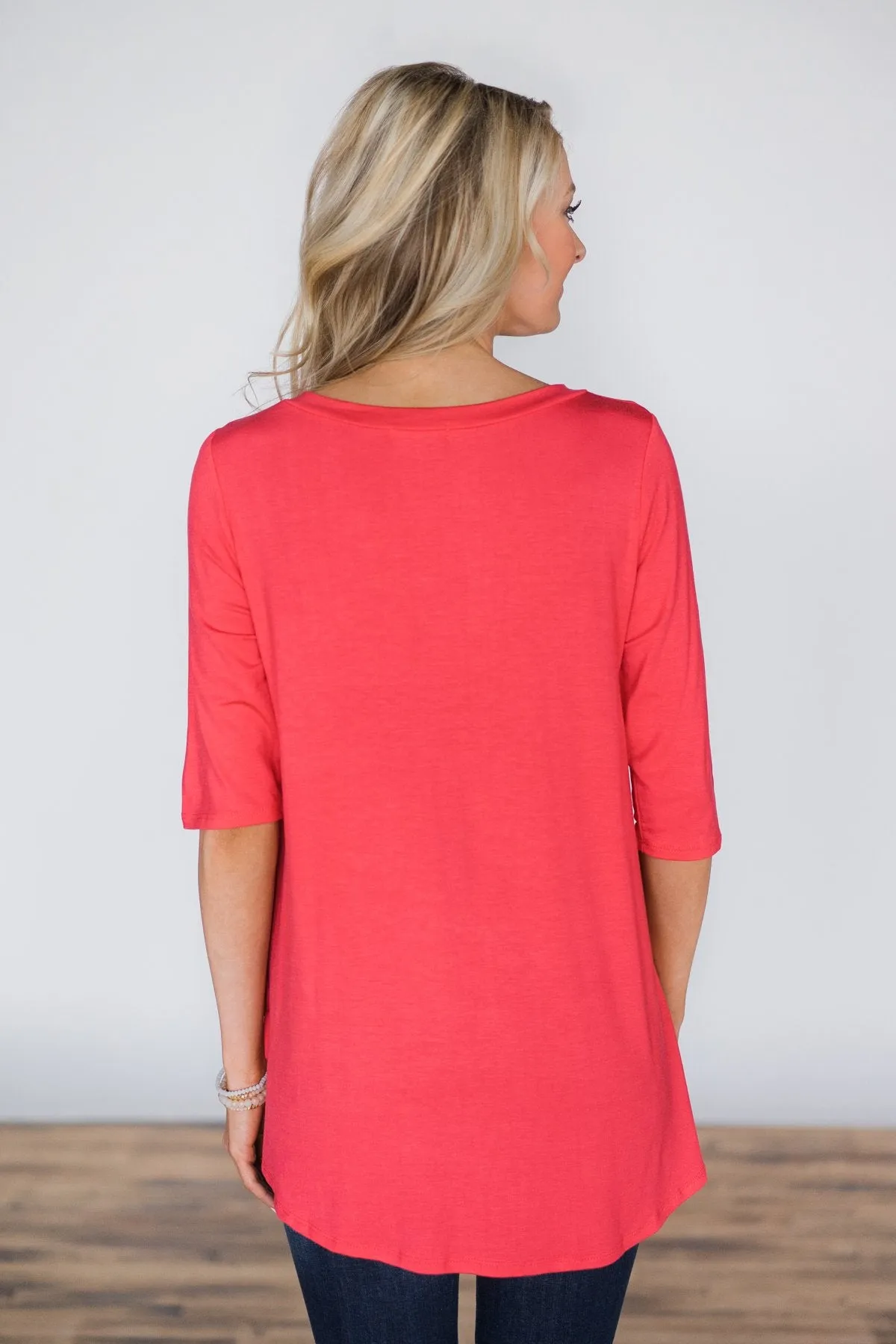 Simple Beauty Bright Punch Button Top