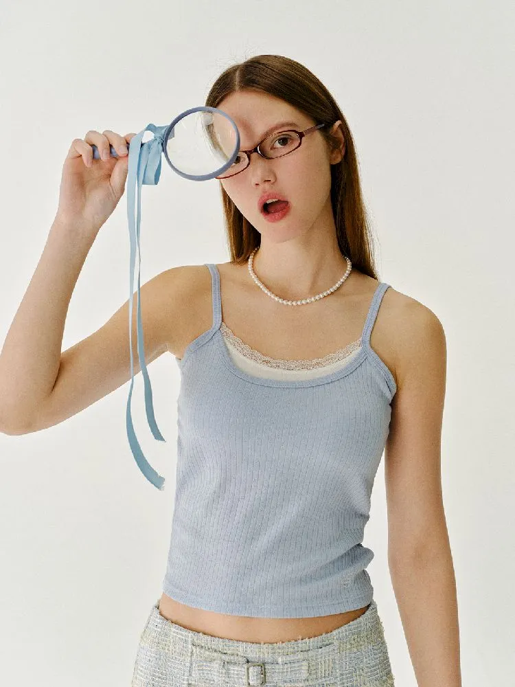 Simple Cute Lace Camisole【s0000011986】